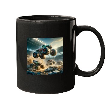 Discover Monster Madness Monster Trucks Mugs