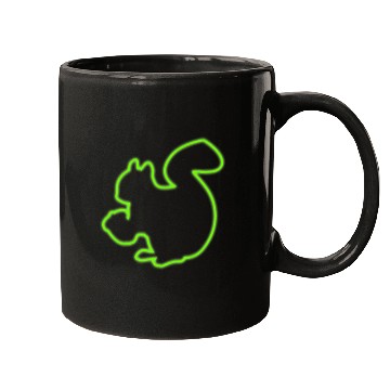 Discover Neon Sign Squirrel Animal Lover Chipmunks Symbol Mugs
