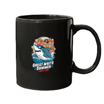 Discover Stylish Great White Shark Mugs (Cape Cod)