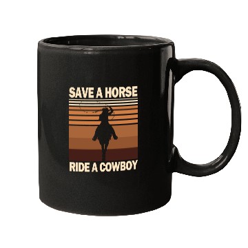 Discover Save A Horse, Ride A Cowboy Mugs