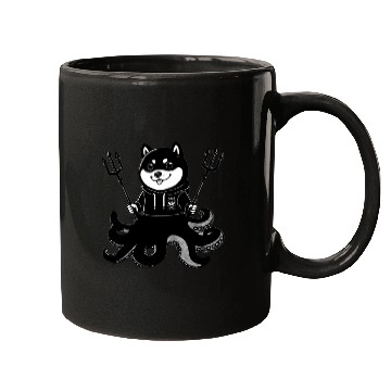 Discover Shiba Inu octopus Mugs