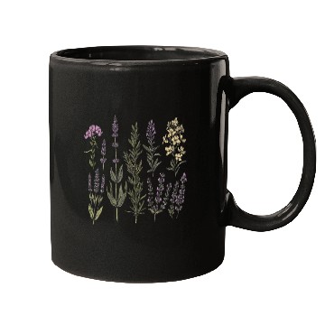 Discover Spring Flower Girl Floral Lavender Flowers Summer Mugs