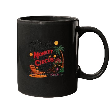 Discover Retired Not My Monkey Not My Circus Distressed Mugs