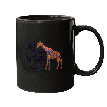 Discover Giraffe Lover Christian Faith Bible Verse Mugs