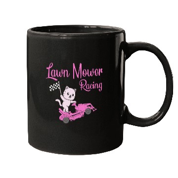 Discover Lawn Mower Racing Gardener Racing Mugs