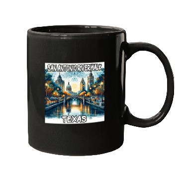 Discover San Antonio Riverwalk Mugs
