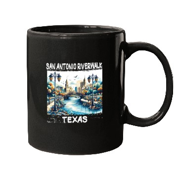 Discover San Antonio Riverwalk Mugs
