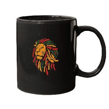 Discover Celebrate Juneteenth Lion African American Freedom Mugs