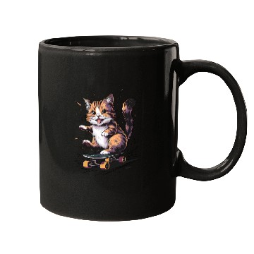 Discover Skateboard Cat Mugs