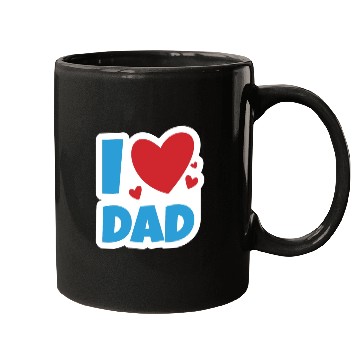 Discover I Love dad Mugs