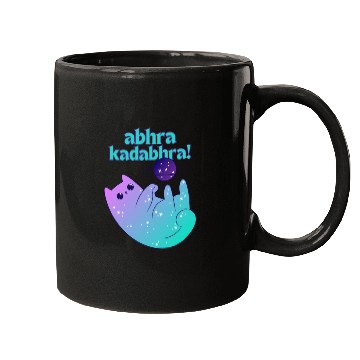 Discover Aberakadabera Abhra Kadabhra Magic Cat Mugs