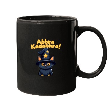 Discover Aberakadabera Abhra Kadabhra Magic Cat Mugs