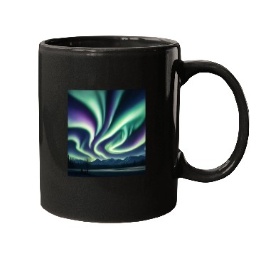 Discover ultra realistic northern lights Mugs