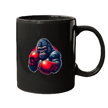 Discover Boxing Gorilla Martial Arts Fighter Boxing Lover Mugs