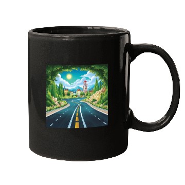 Discover blue way Mugs