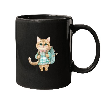 Discover Watercolor Cute School Animals, Back to School Mugs