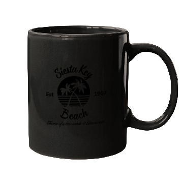 Discover Siesta Key Beach, Florida Est 1907 - White Sands Mugs