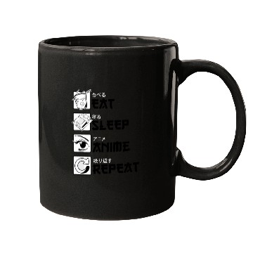 Discover Eat Sleep Anime Repeat Anime Lovers Gifts for Men Mugs