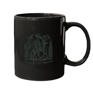 Discover Leave Bigfoot Hiking Camping Mugs