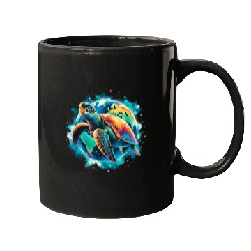 Discover Earth Day Restore Sea Turtle Mugs