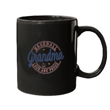 Discover Grandma Baseball Loud And Proud Mugs