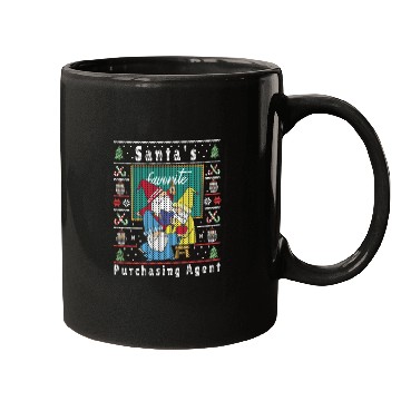 Discover Santas Elfs Ugly Christmas Purchasing-Agent Mugs