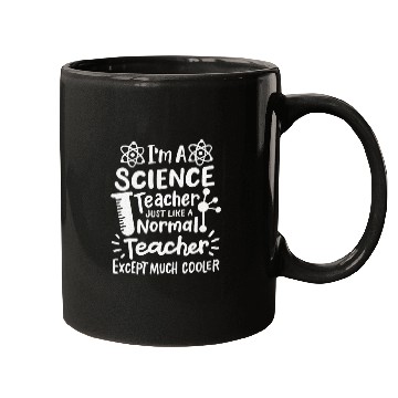 Discover Science Teacher Like A Normal Teacher Mugs
