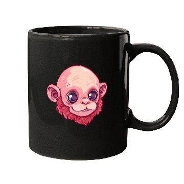 Discover Adorable Uakari Monkey with Big Eyes Mugs