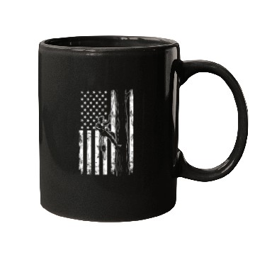 Discover American Flag Arborist For Men Cool Tree Lover Mugs