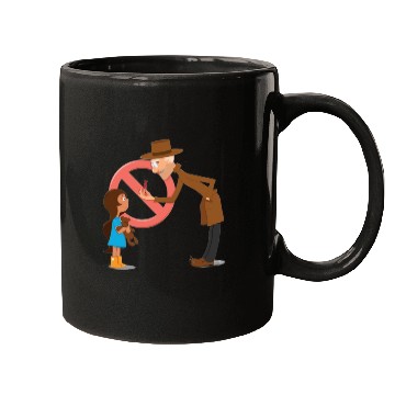 Discover Prevents the child from going with a stranger Mugs