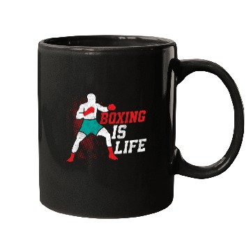 Discover Boxing Is Life Boxer Training Mugs