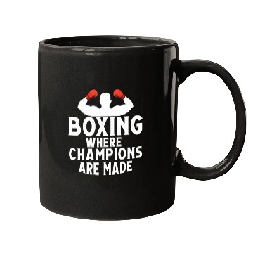 Discover Boxing Where Champions Are Made Boxer Training Mugs