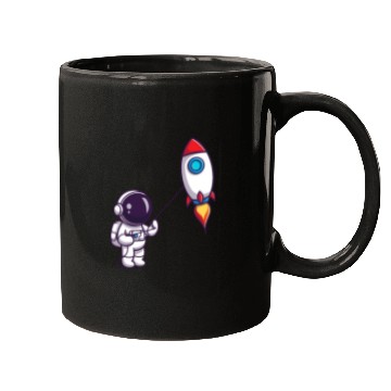 Discover play with rocket balloon Mugs