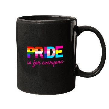 Discover LGBTQ Pride Rainbow Colors Typography Mugs