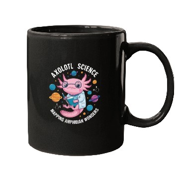 Discover Axolotl Science Teacher Mexican Salamander Mugs