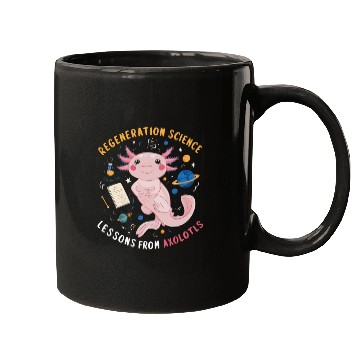 Discover Axolotl Science Teacher Mexican Salamander Mugs