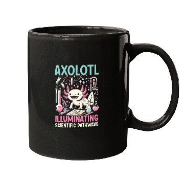 Discover Axolotl Science Teacher Mexican Salamander Mugs