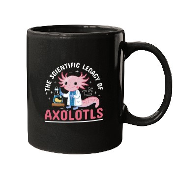 Discover Axolotl Science Teacher Mexican Salamander Mugs