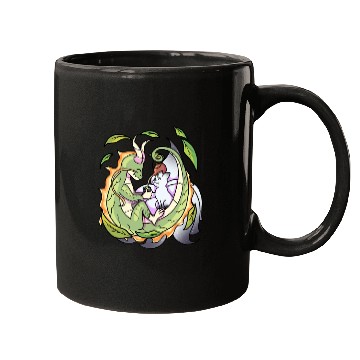 Discover Dragon & Fox in Japanese Art Mugs