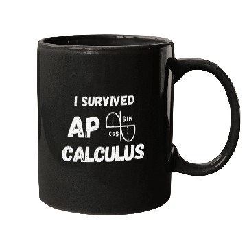 Discover I survived AP Calculus Ap Calc Exam Mugs