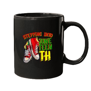Discover Stepping into Juneteenth Freedom Black History Mugs