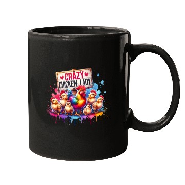 Discover Crazy Chicken Lady Mugs