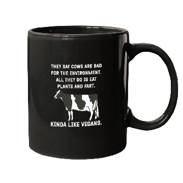 Discover They say cows are bad for the environment. All Mugs