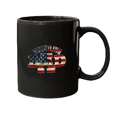 Discover Wrestling Dad Gifts American Mugs