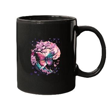Discover Cherry Blossoms, Butterflies & Mountains - Zen Mugs
