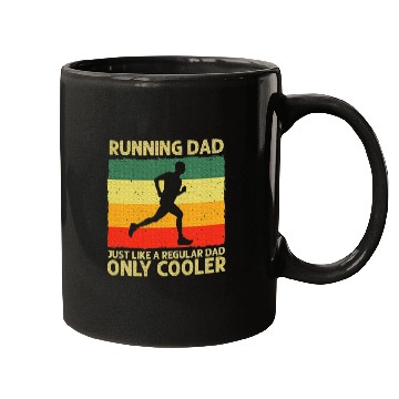 Discover Running Dad Marathon Runner Coach Marathoner Mugs