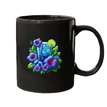 Discover Blue hibiscus tea Mugs