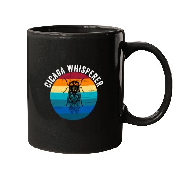 Discover Funny Cicada Whisperer Funny Cicada Magicicada Mugs