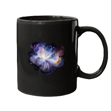 Discover Stellar Watercolor - Supernova Celestial Eruption Mugs