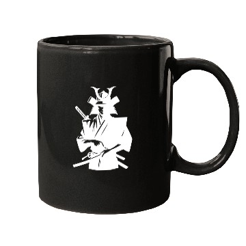 Discover Japanese Samurai With Sword Mugs
